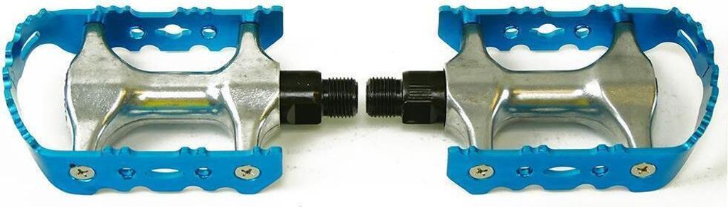 Blau-Eloxierte Fahrrad Pedale - 9/16" Pedalgewinde