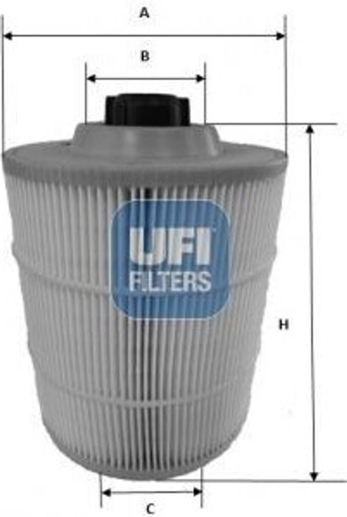 Luftfilter UFI 27.A00.00 für FORD MONDEO IV Turnier (BA7) Filtereinsatz