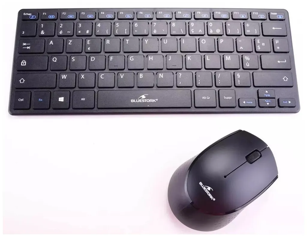 Ensemble Clavier Souris Sans Fil Bluestork - Pack Périphériques Compact