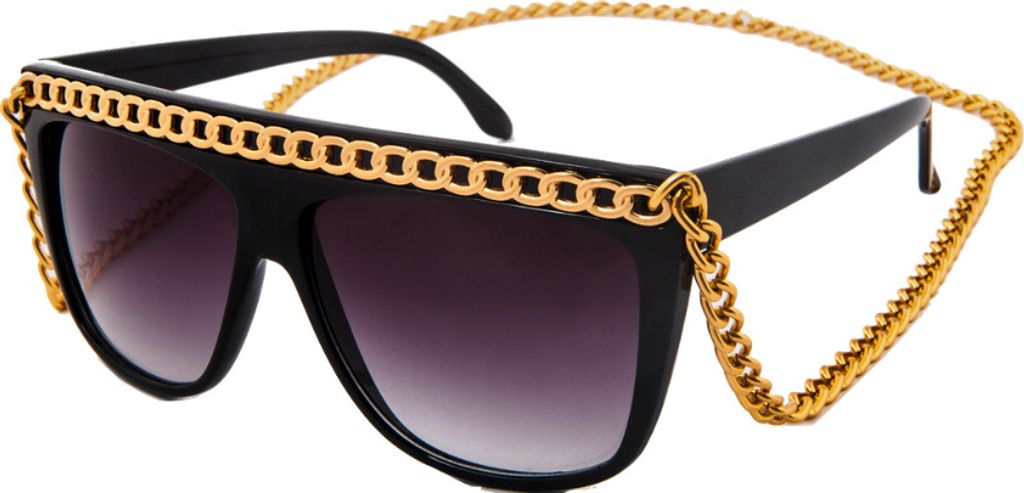 Orientieren Sie eine goldene Universal-Sonnenbrille