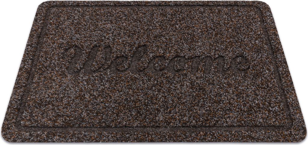 Türmatte WELCOME 7097 rutschfest, Drinnen, Draußen - braun braun 50x80 cm