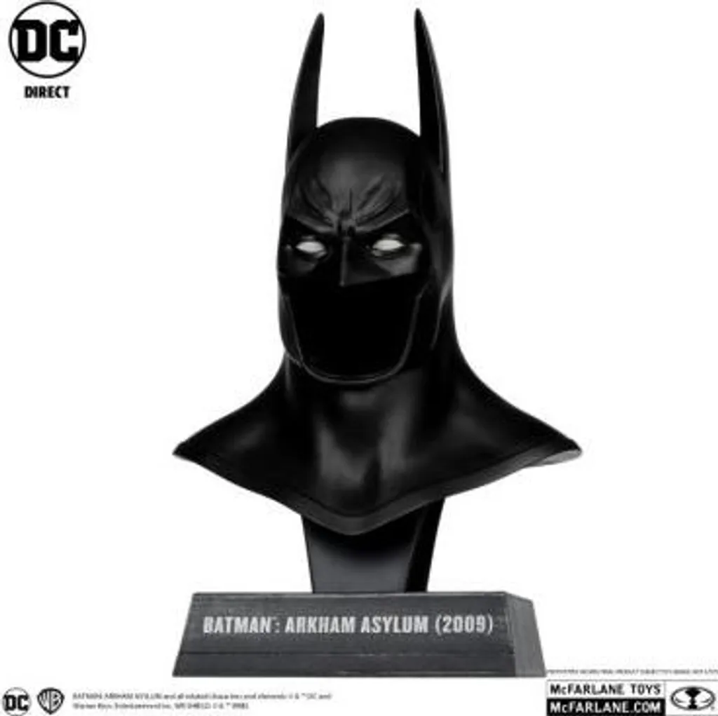 Masque de Batman 19 cm : Mini-Réplication Arkham Asylum DC Direct 1/3 - 11