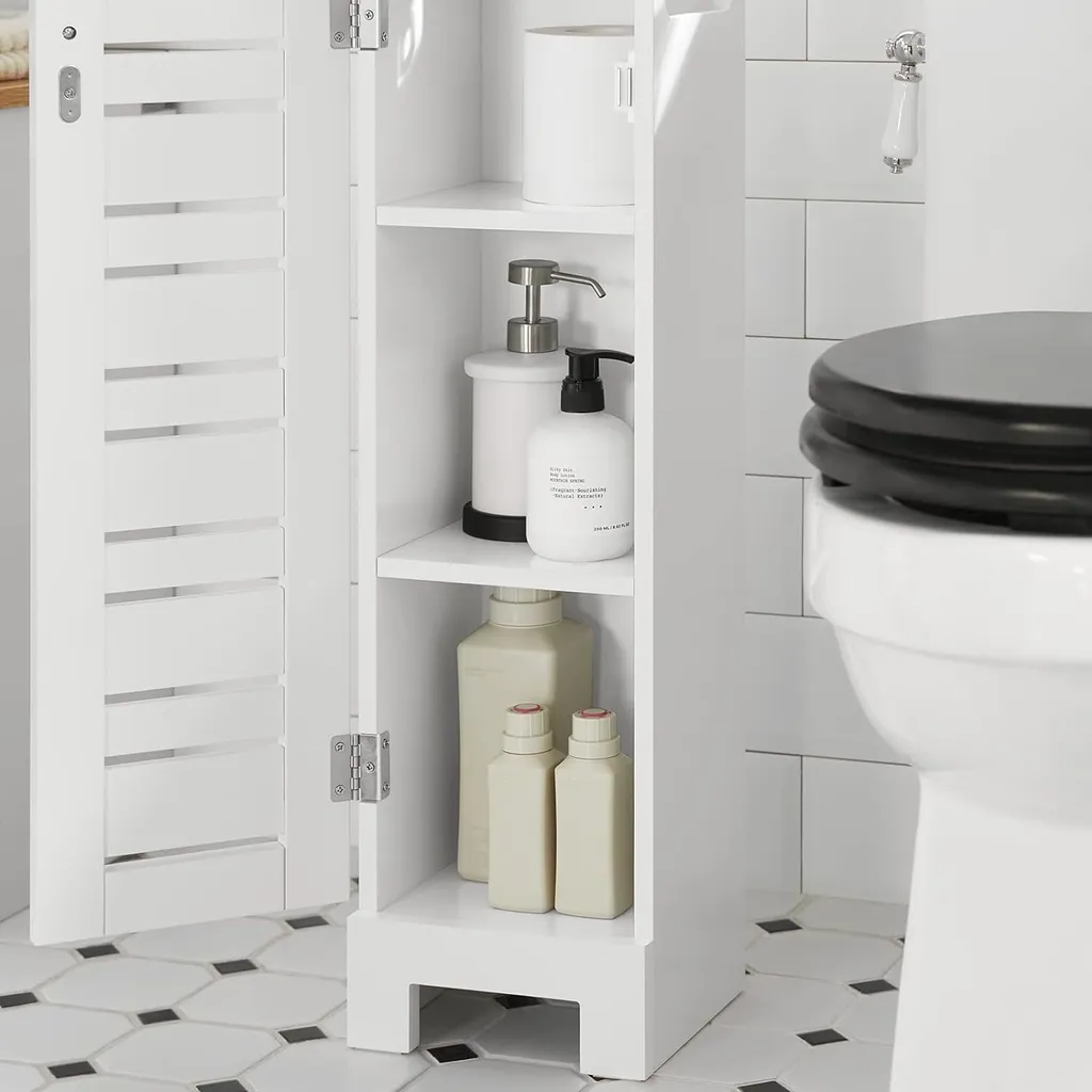 Recensione SoBuy Mobiletto Bagno Stretto: Montaggio Facile e Durata - 2