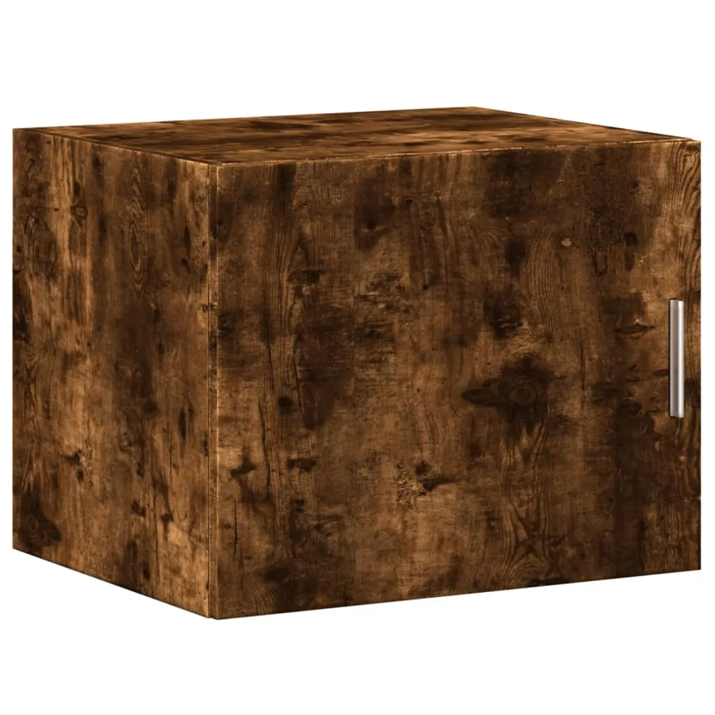 Armadio a Muro Rovere Fumé 50x42,5x40 cm - Mobile Pensile Salvaspazio