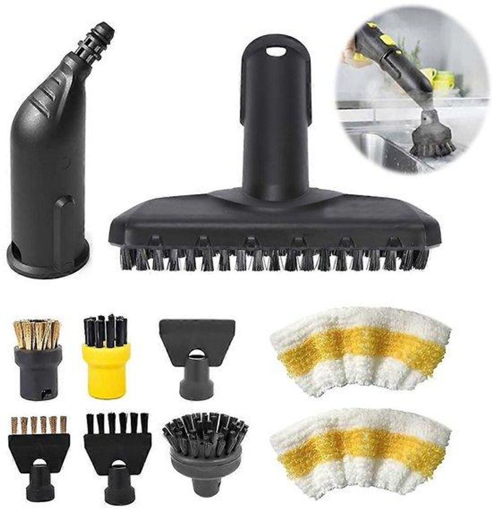 Für Staubsaugertaschentücher, Mopköpfe, Putztücher und Nylon-Bürsten für Karcher SC1, SC2, SC4 und SC5-Staubsaugern.