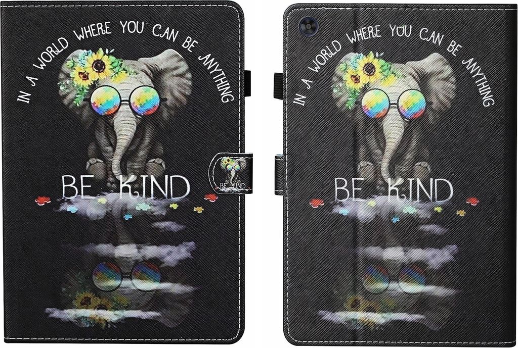Für Samsung Galaxy Tab A9 Plus Kunstleder Tablet Tasche Hülle Case Etuis Motiv 23