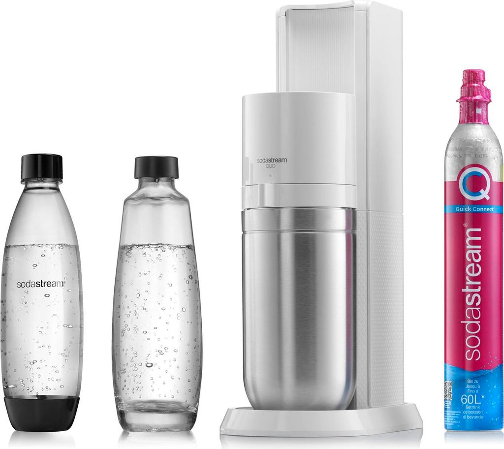 SodaStream Wassersprudler Duo Vorteilspack inkl. 2 Flaschen Produktbild 
