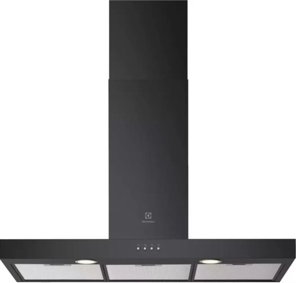 Hotte aspirante murale Electrolux 100cm noire avec débit 600m³/h