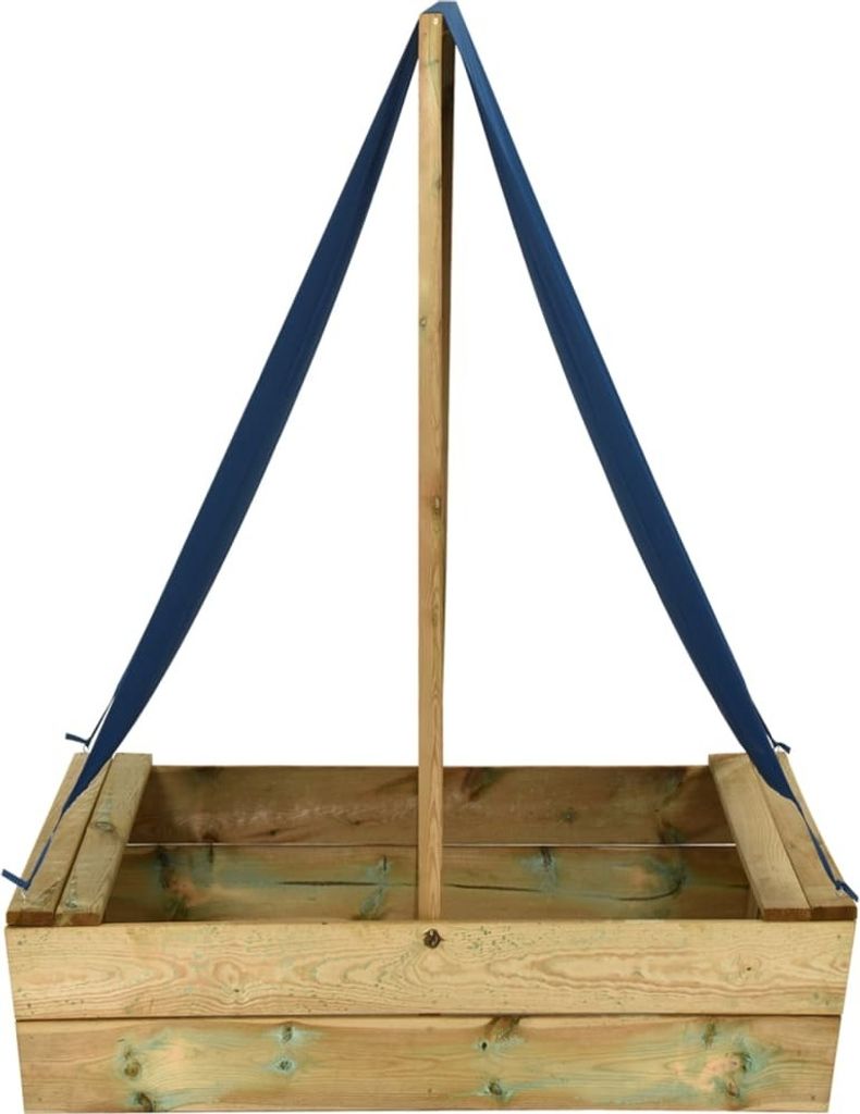 vidaXL Sandkasten mit Dach 80x60x97,5 cm Imprägniertes Produktbild 