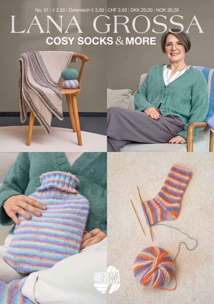 Lana Grossa - Cosy Socks & More Flyer Produktbild 