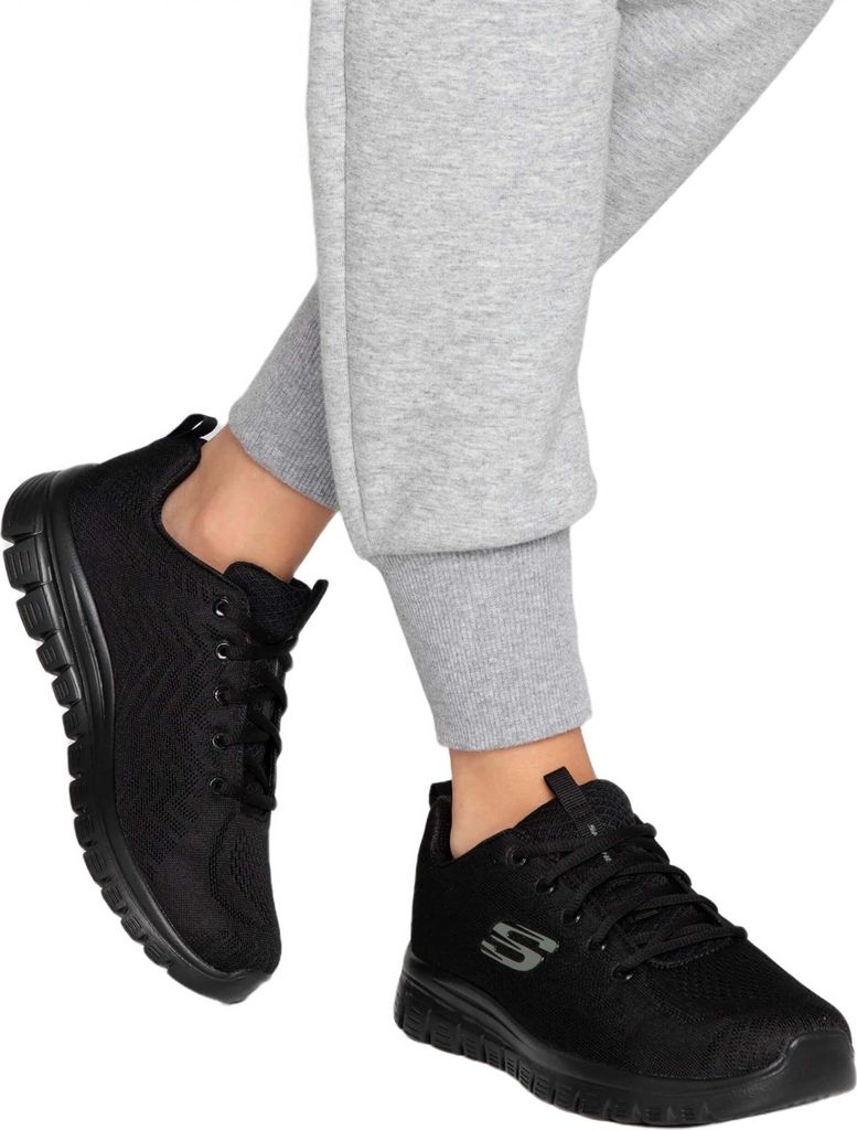 Skechers Sneakers 12615W-BBK in Black color size 40 Immagine del prodotto 