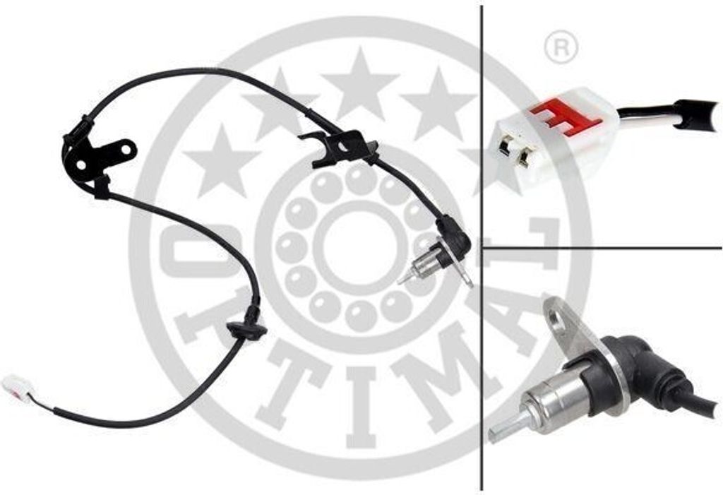 OPTIMAL ABS Sensor Raddrehzahl Hinten Links für MAZDA 323 F VI (BJ) 06-S099