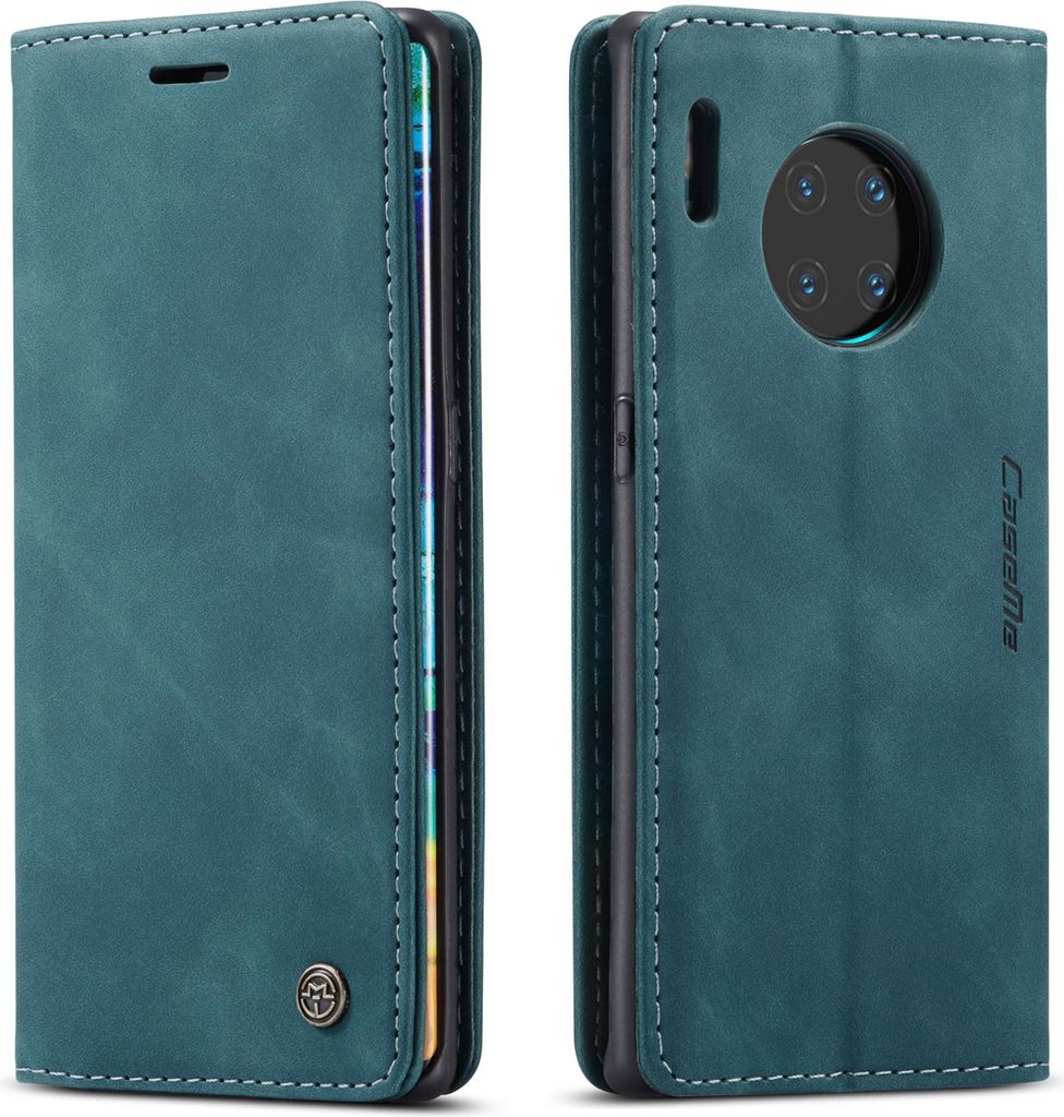 Huawei Mate 30Pro Hülle, LaimTop Retro Kunstledertasche TPU Innere, Kartenfächer, Magnetverschluss, Klapphülle mit Standfunktion Schutzhülle f...