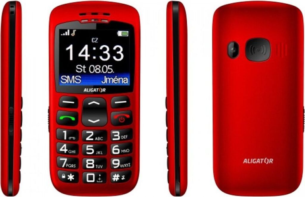 Aligator A670 Senior Rot Produktbild 