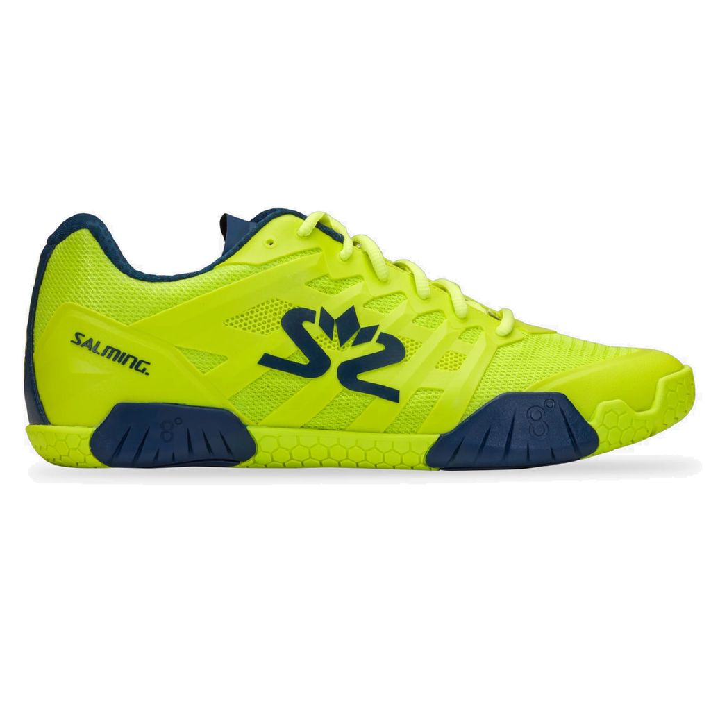 Salming Hawk 2 Shoe Men Fluo Green/Navy Fluo Green/Navy 12