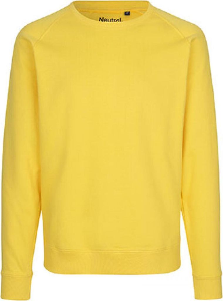 Neutral O63001 | Uni Sweatshirt / 100% Fairtrade-Baumwolle - Farbe: Yellow - Größe: XXL