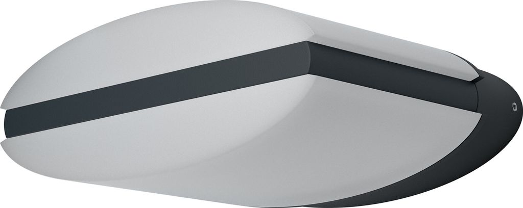 Ledvance LED Wand- & Deckenleuchte Endura Style Ellipse 13W dunkelgrau warmweiß IP44