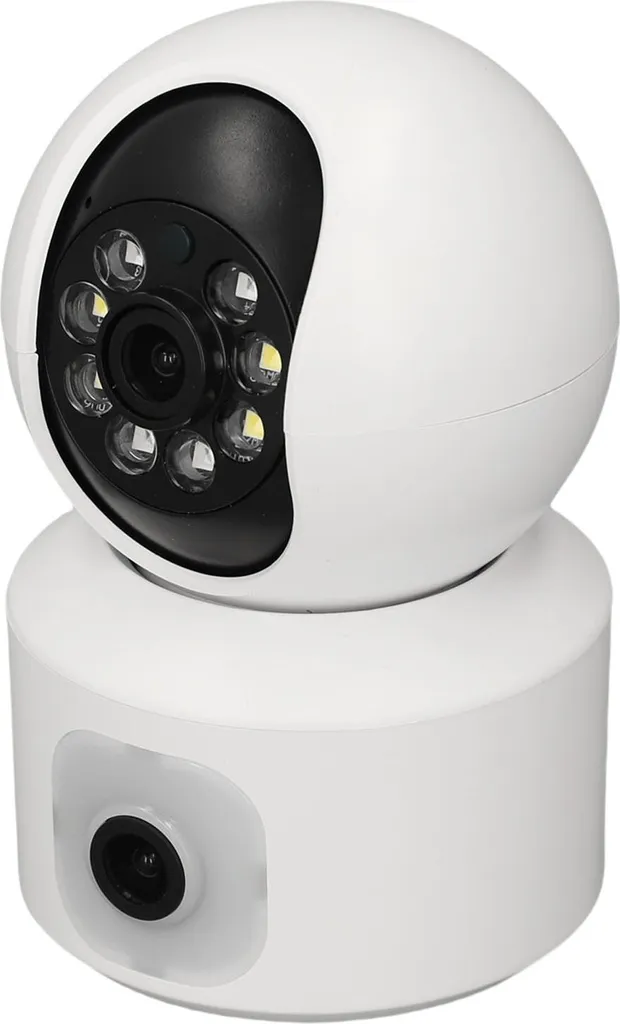 Surveillance maison WiFi 1080p 360° pour bébé et animaux domestiques