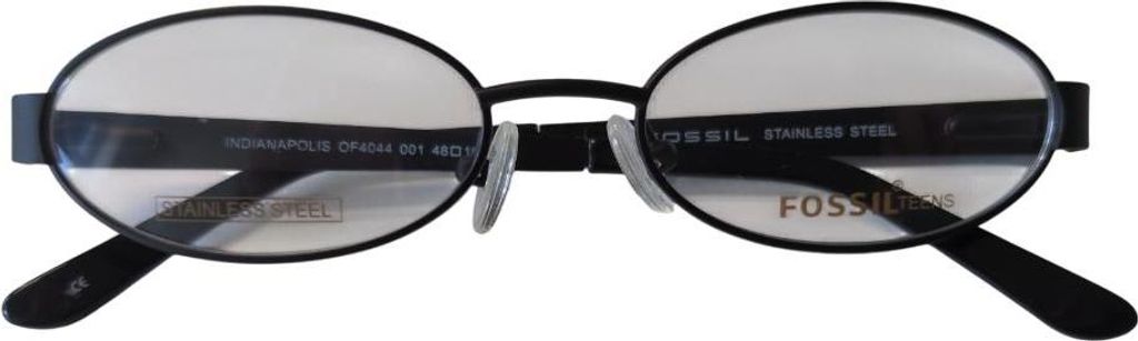 Fossil Korrektionsfassung Brille Metall Schwarz 48/16/130 - OF4044001