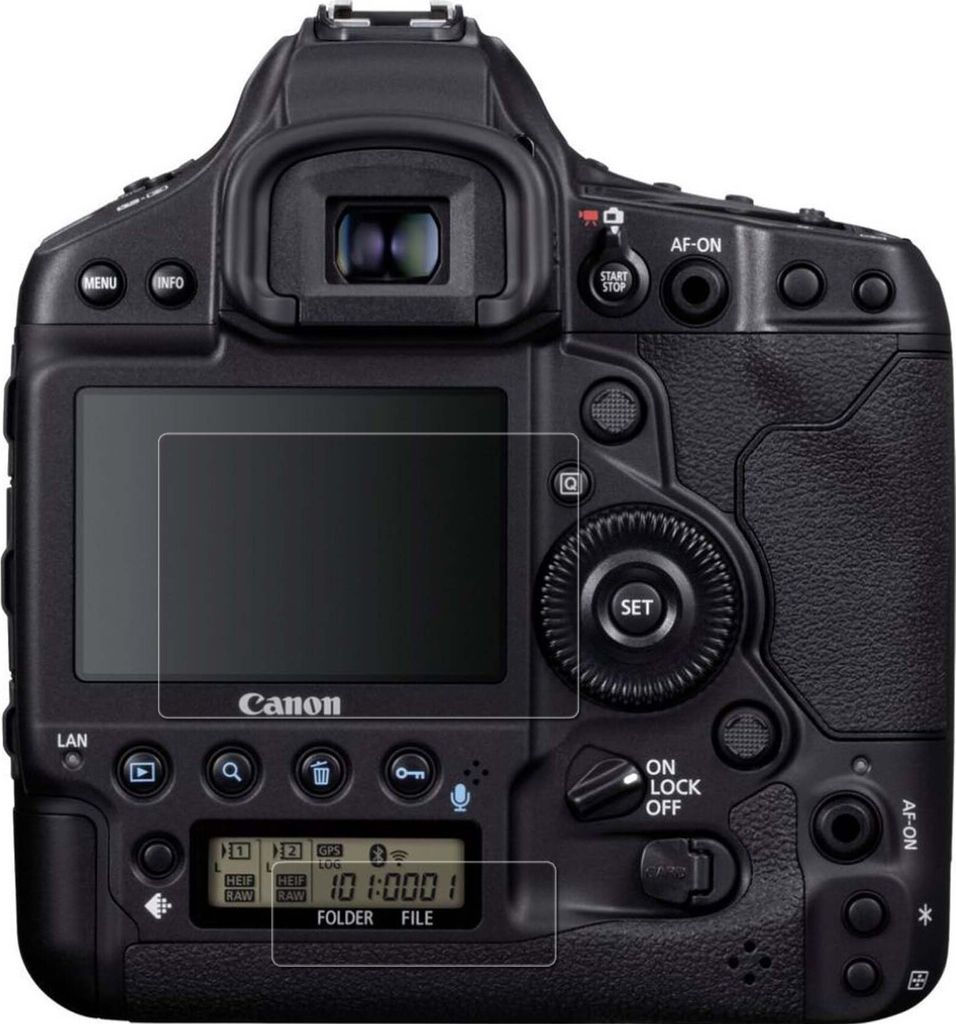 3x Schutzfolie Canon EOS 1D X Mark III Antireflex Displayschutzfolie Antifingerprint