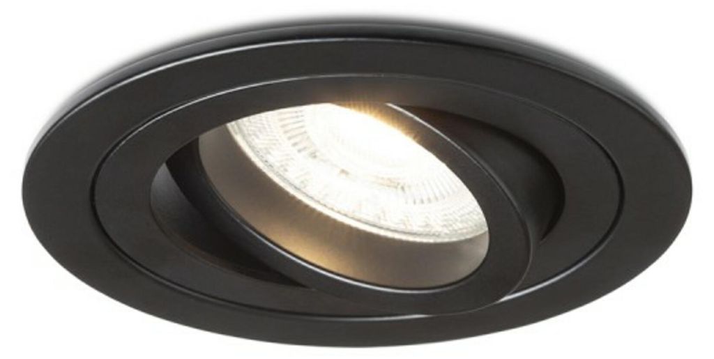 RED - DESIGN RENDL RENDL PASADENA GU10 R Einbauleuchte schwarz 230V GU10 7W R14103