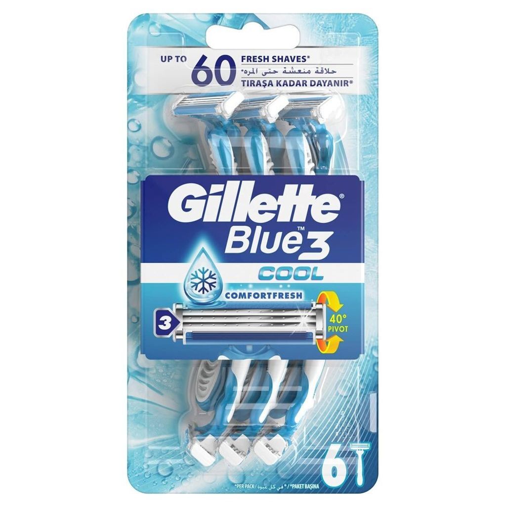 Rasoio Blue3 Cool per uomo 1 - Gillette Immagine del prodotto 