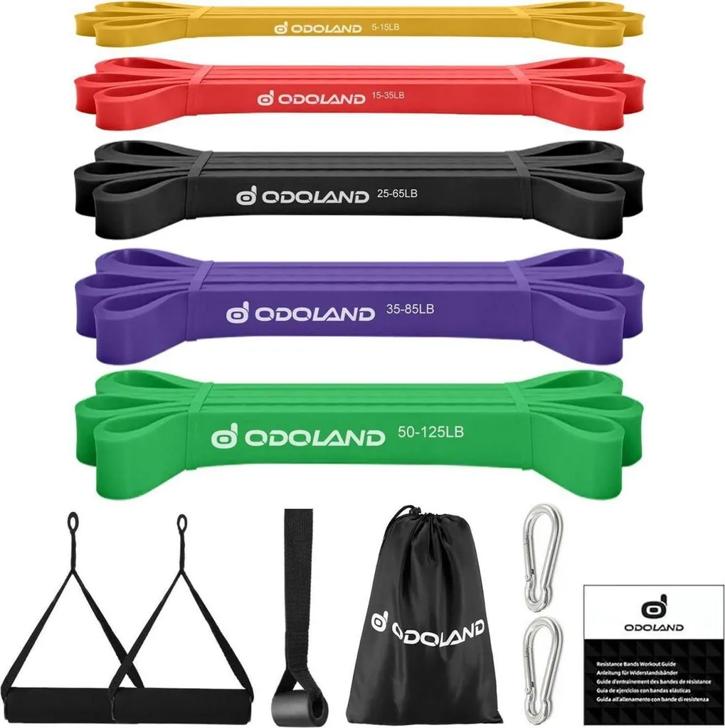 Set de fitness 12 en 1 avec bandes élastiques en latex haute qualité
