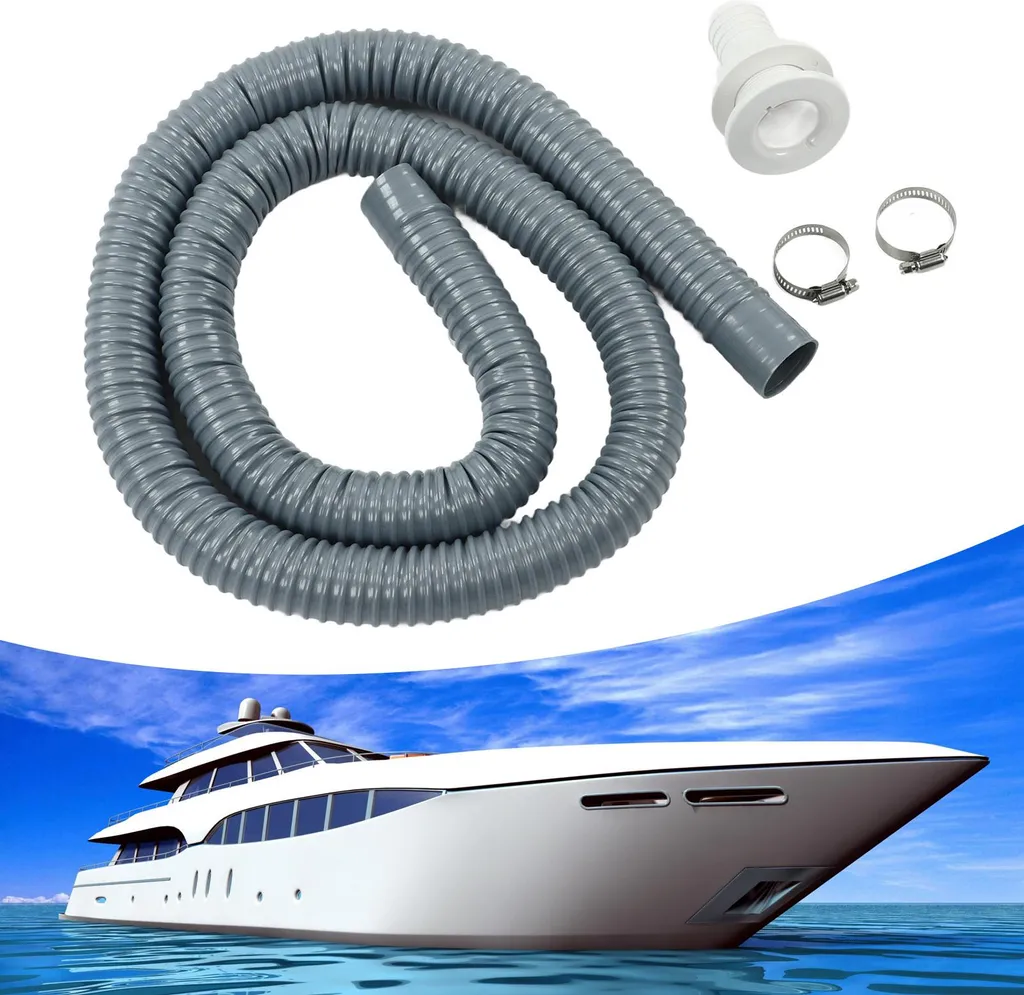 Tuyau de pompe de cale pour optimiser le drainage des eaux de bateau