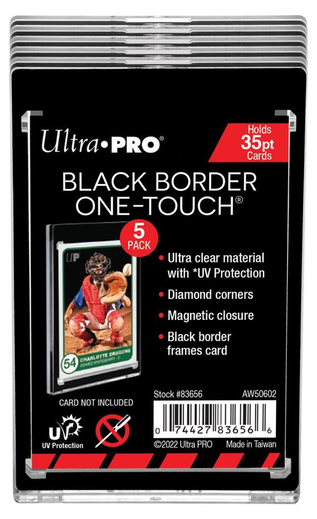 Ultra Pro - 35PT Black Border UV ONE-TOUCH Magnetic Holder Produktbild 