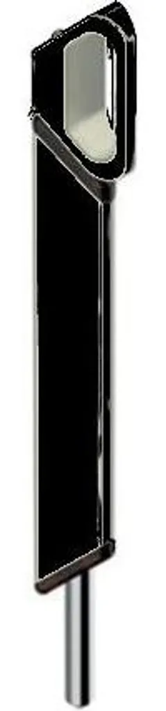 Verrou grande longueur 500 mm noir Ral 9005 ALMA haute robustesse