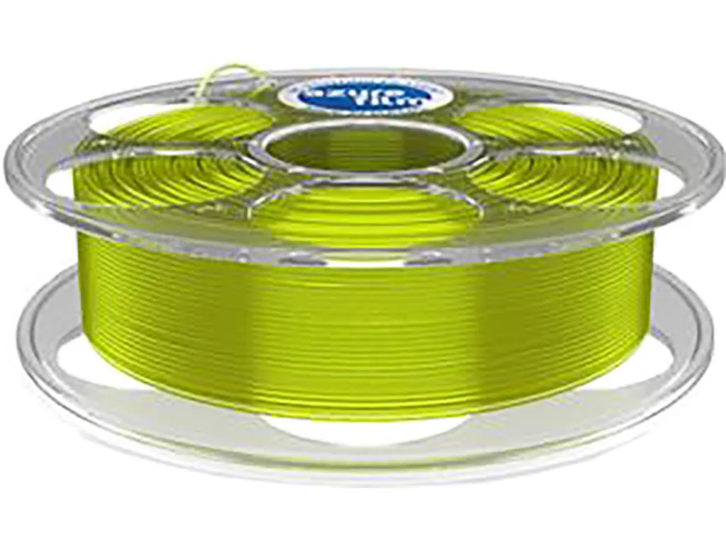 Filament PETG 1.75mm Ultra Résistant Jaune Transparent Azurefilm 1kg