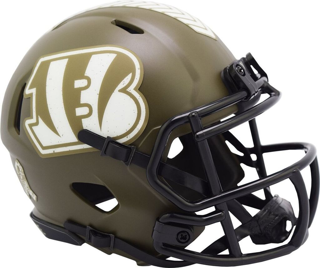 Riddell Speed Mini Football Helm SALUTE Cincinnati Bengals