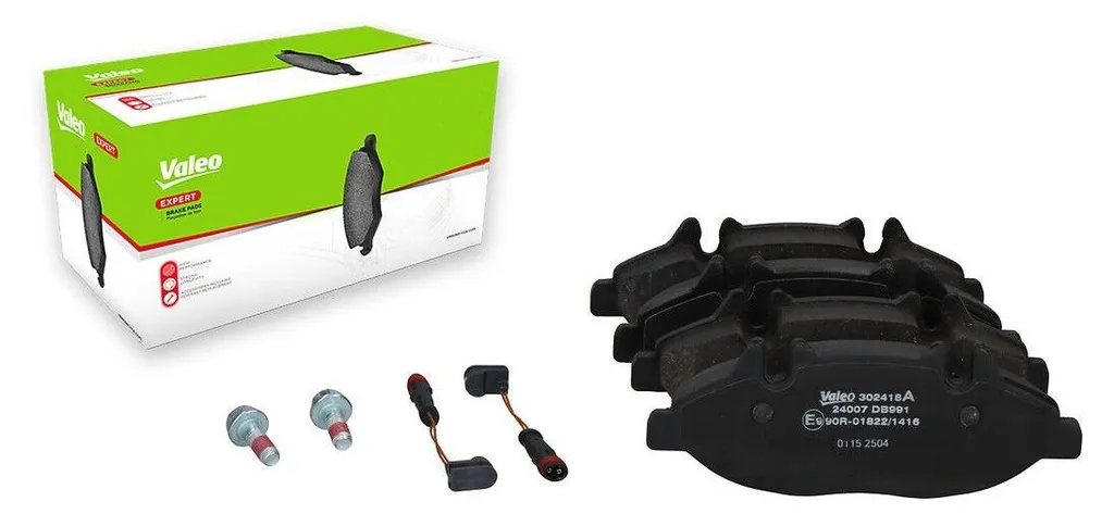 Plaquettes de frein 302418A VALEO : stop aux bruits sur VIANO W639 AV