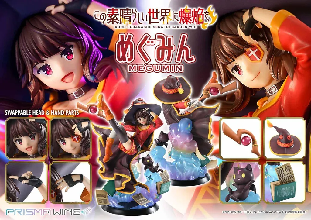 Statue Megumin Prisma Wing 1/7 Konosuba Explosion World - 23 cm