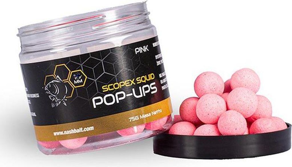 Nash Scopex Squid Pop Ups 12mm 75g Pink