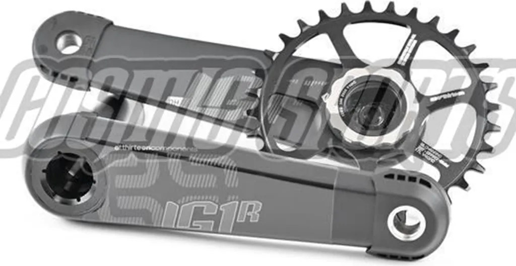 Pédalier e*thirteen LG1 Race Carbon Rigide et Léger 175mm 73mm Auto-Extract