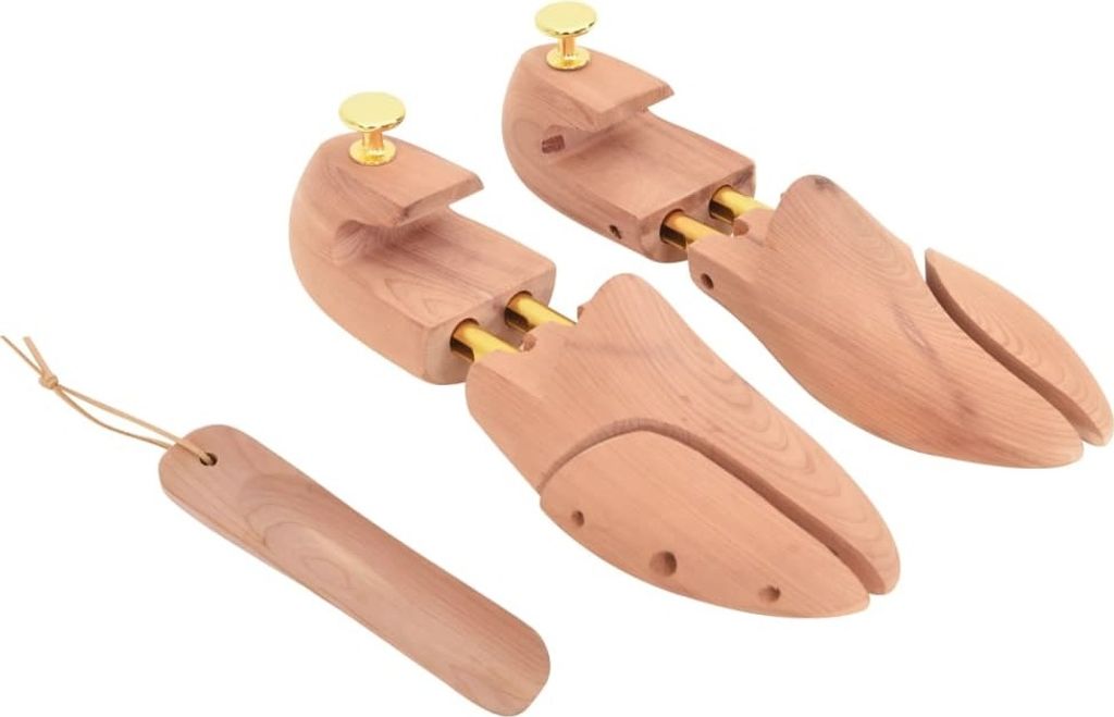 vidaXL Albero delle scarpe con calzascarpe EU 42-43 in Immagine del prodotto 