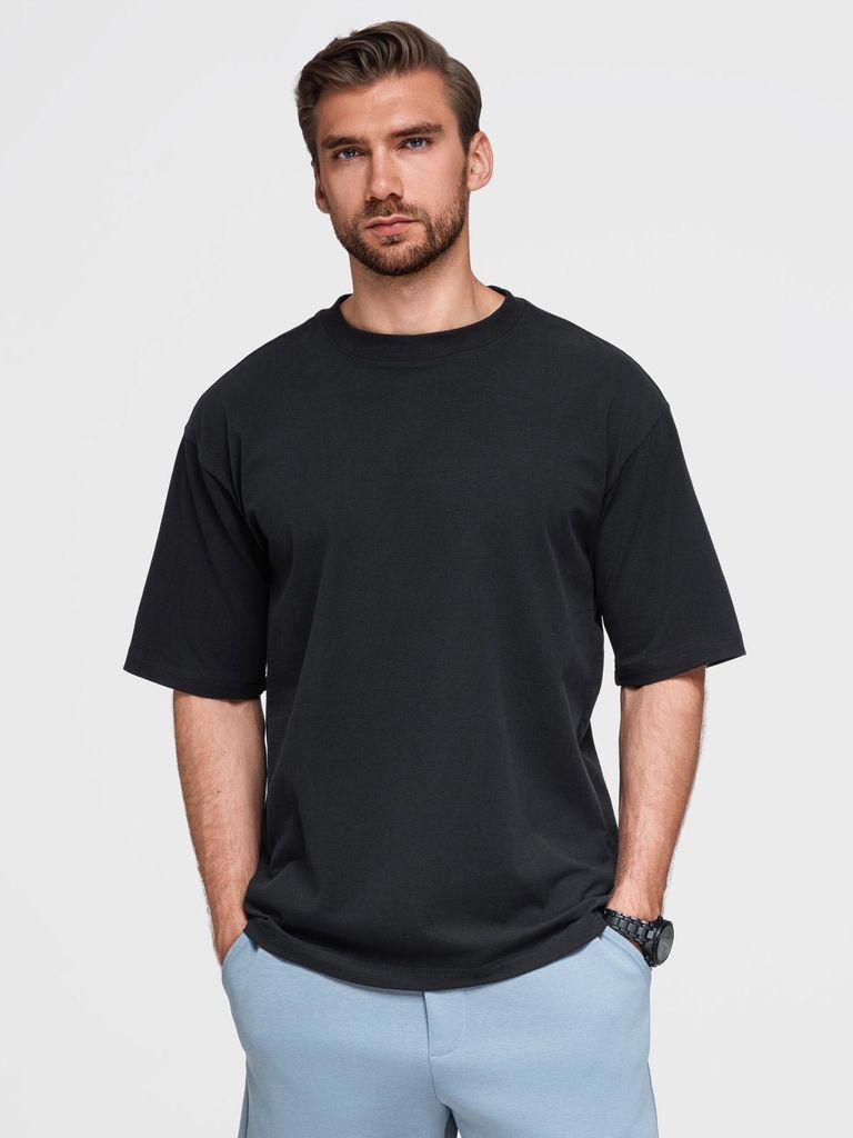 Ombre Herren-T-Shirt – Level Up Kollektion schwarz L Produktbild 