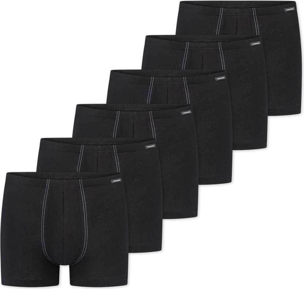 Schiesser 6er Pack Baumwolle Essentials Retro Short / Pant Puristisches Design und perfekte Passform, Kleines Logo am Bund, In perfekt sitzender, e...