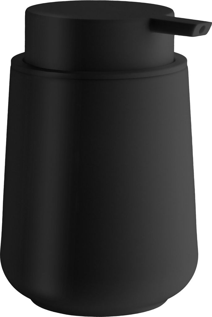 Seifenspender - Schwarz - H 12,5 cm - Kunststoff