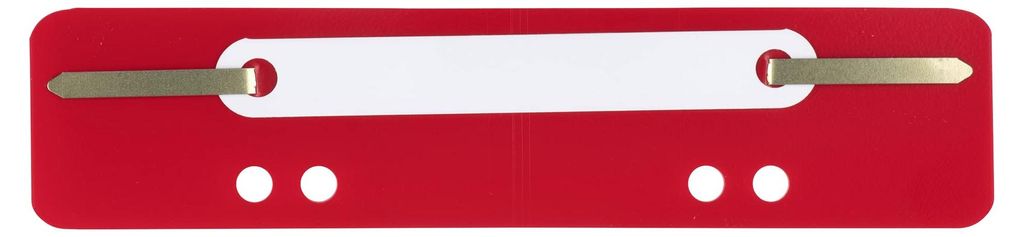 ELBA 100555016 Heftstreifen PP rot kurz 35 x 150 mm Zdjęcie produktu 