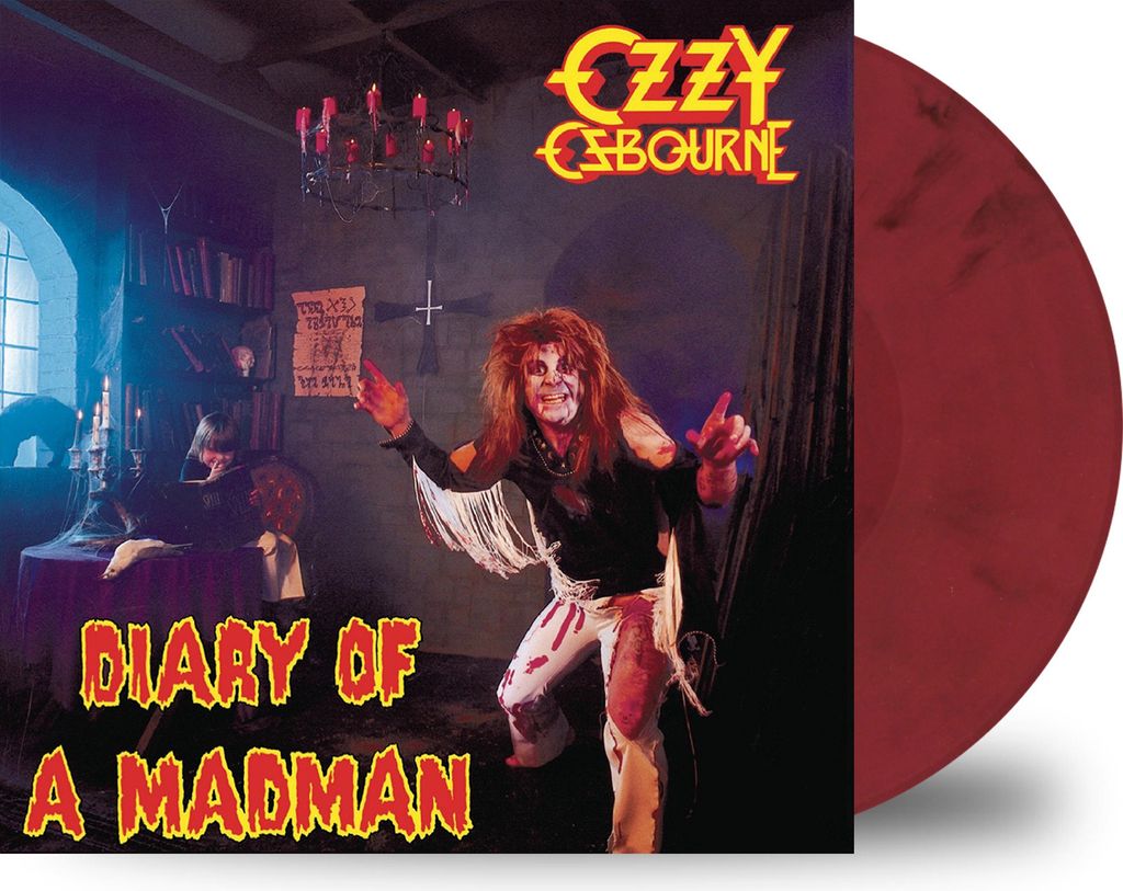 Ozzy Osbourne: Ozzy Osbourne - Diary Of A Madman (40th Anniversary) (Limited Edition) (Red Swirl Vinyl) - - (LP / D)