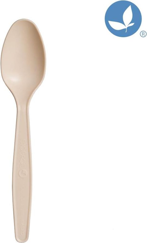 Avocadokernlöffel beige 16,3 cm 200 Stück.