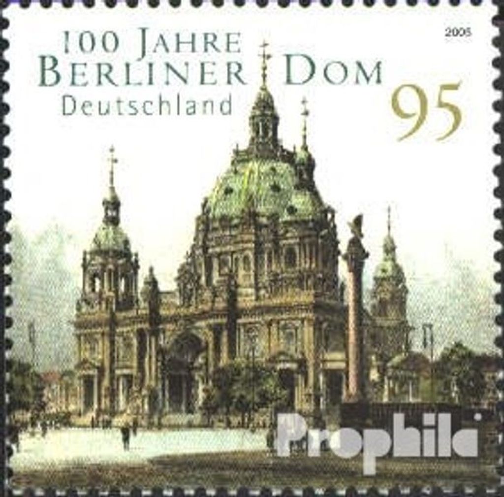 Briefmarken BRD (BR.Deutschland) 2005 Mi 2445 (kompl.Ausg.) FDC Berliner Dom