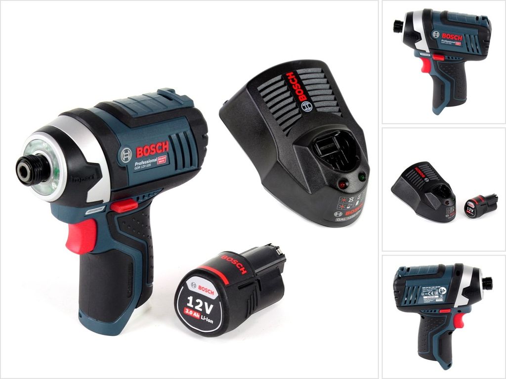 Bosch GDR 12V-105 Akku Drehschlagschrauber 12V 105Nm 1/4" + Produktbild 