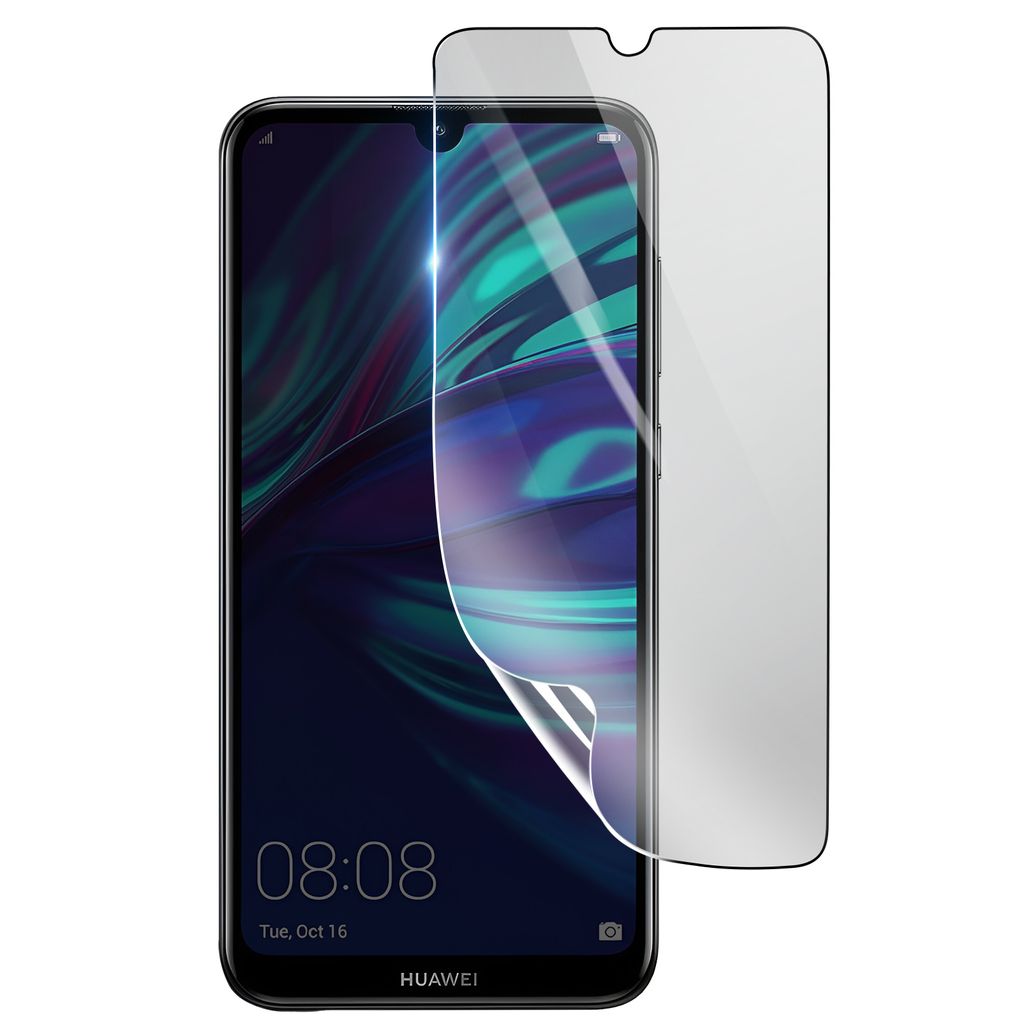 3mk, Stoß- und kratzfester Hydrogel Bildschirmschutz für Huawei Y7 2019, Transparent