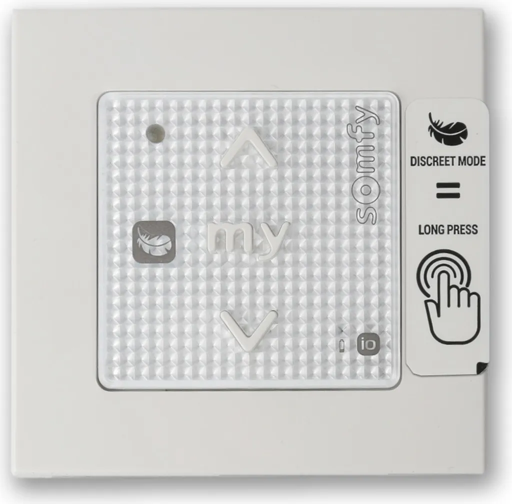 Somfy Smoove Origin RS100 io Technologie Radio io et Cadre Pure Shine