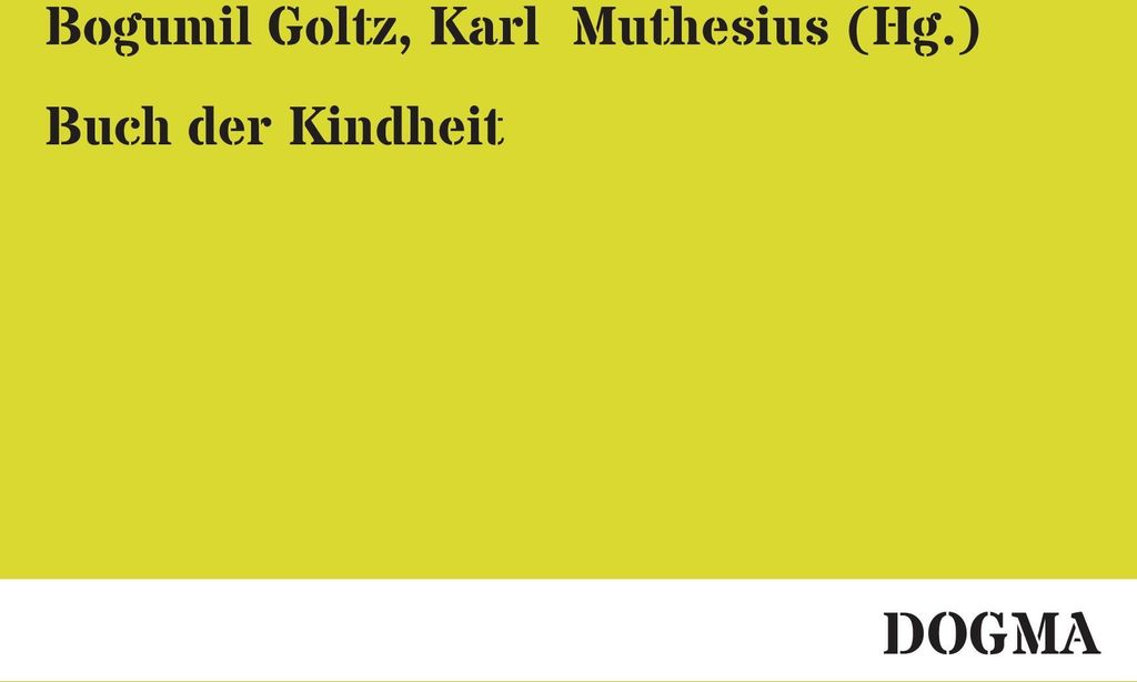Buch der Kindheit