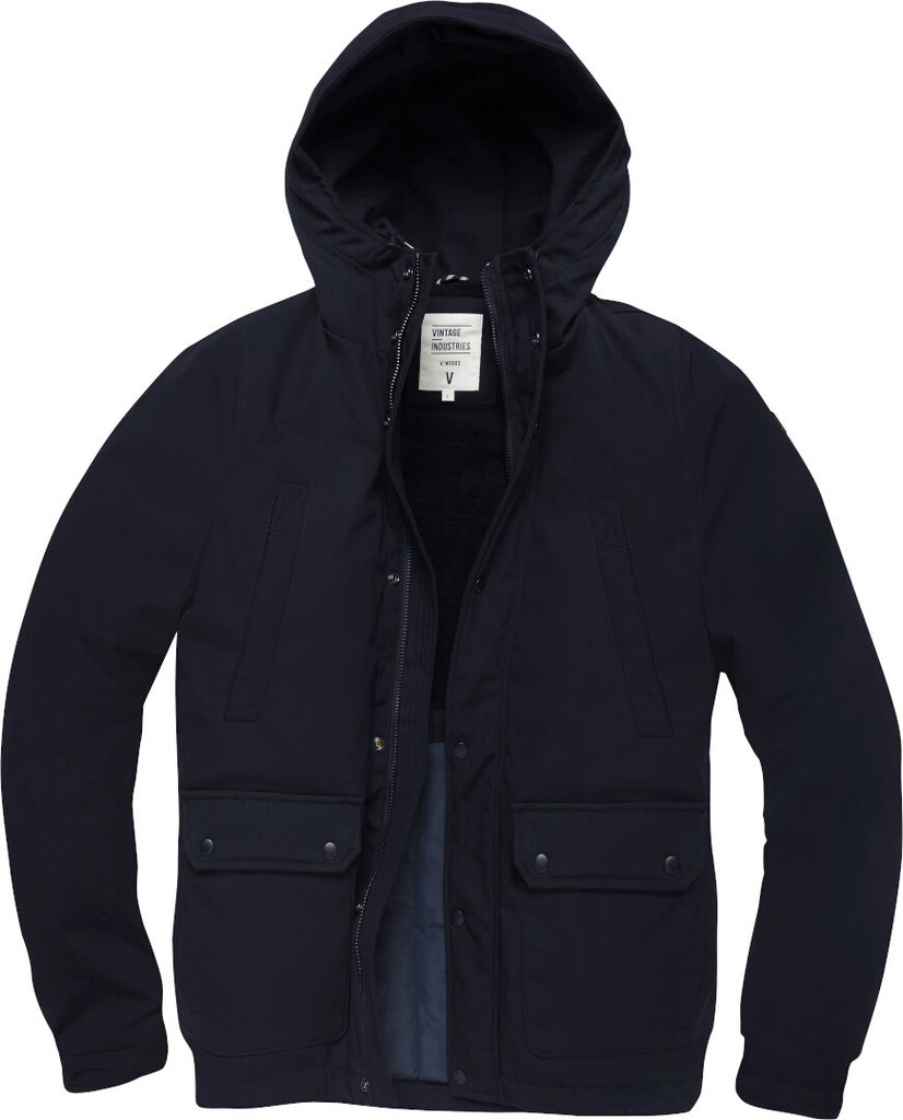 Vintage Industries Ledger Parka, dunkelblau, M Produktbild 