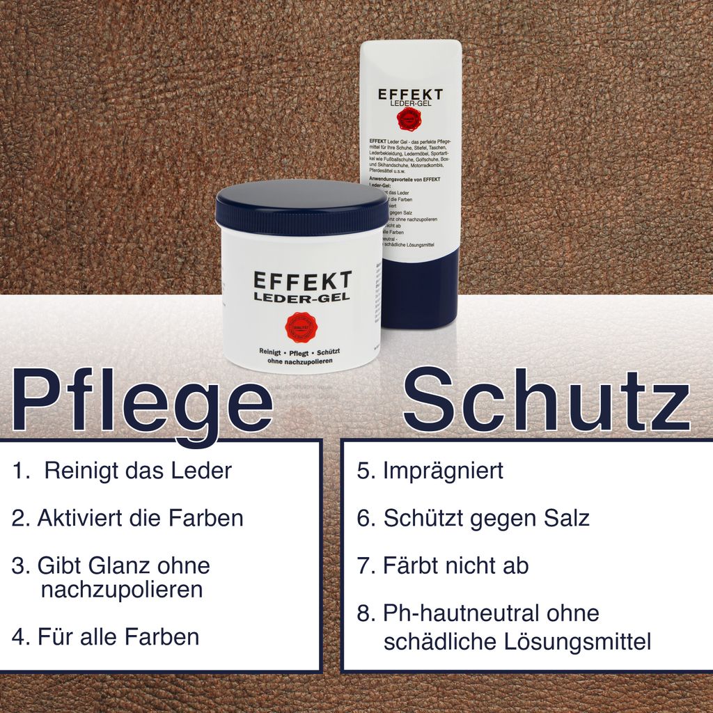 Effekt Leder-Gel 200 ml + Gratis Schwamm, Lederpflege, Produktbild 2